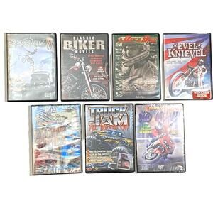 Evel Knievel Motorcycle Biker Truck Jam Motocross DVD Lot of 7 ATVS Dune Buggies